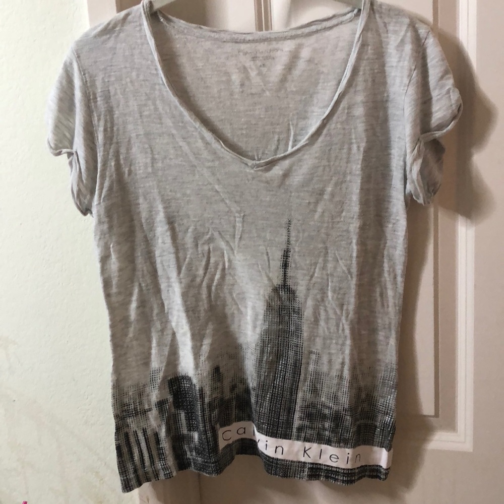 Calvin Klein T-shirt with cool metallic details